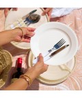 Picnic Round Plate Set |  Trailing Natives Tan